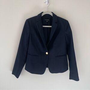 Ann Taylor Midnight Blue Textured Blazer